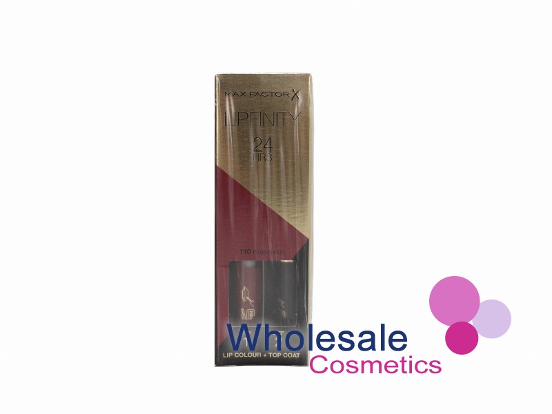6 x Max Factor LipFinity 24H Lip Colour - 110 PASSIONATE